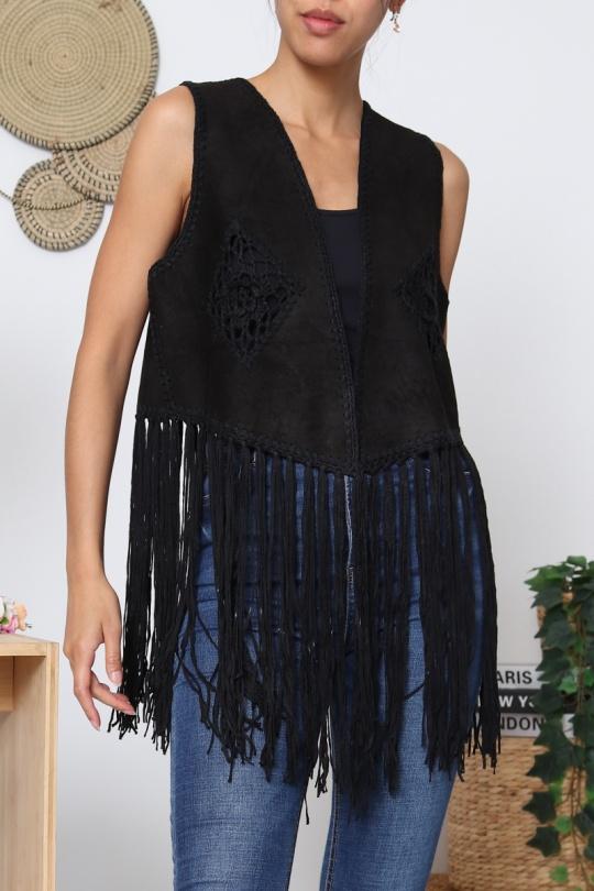 Gilets Femme Noir CMP55 / DIX-ONZE CL294B-1 Efashion Paris