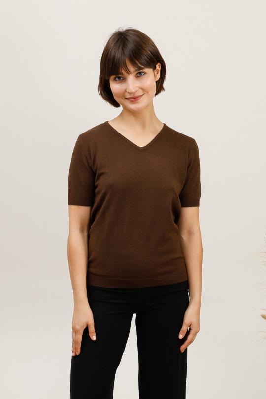 Tops Femme Choco CMP55 / DIX-ONZE 512 CHOCO Efashion Paris