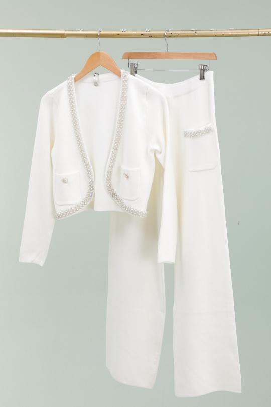Ensembles Femme Blanc CMP55 / DIX-ONZE 10102AB Efashion Paris