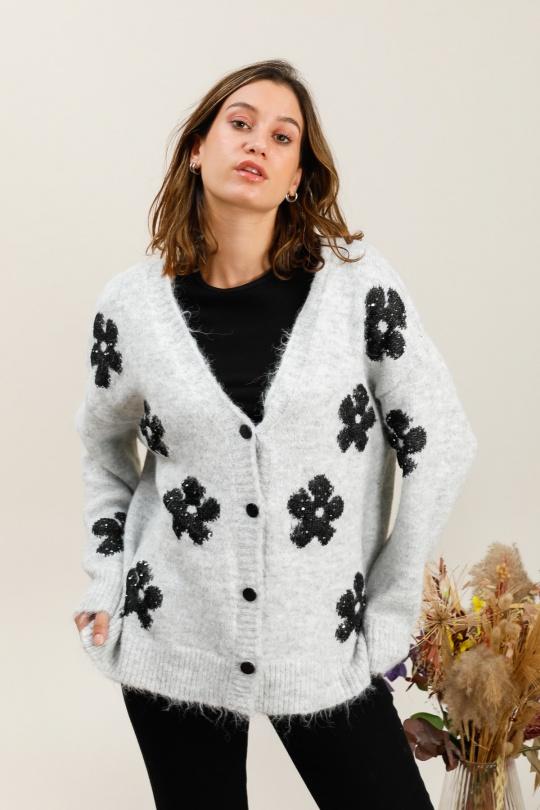 Gilets Femme Couleurs mélangées CMP55 / DIX-ONZE KL1899 Efashion Paris
