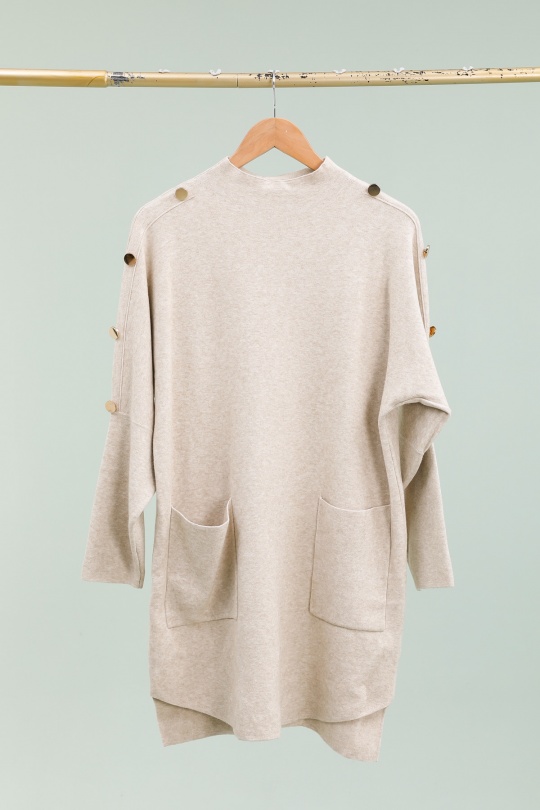 Abiti al polpaccio Donna Colori mescolati CMP55 / DIX-ONZE TC075 Efashion Paris