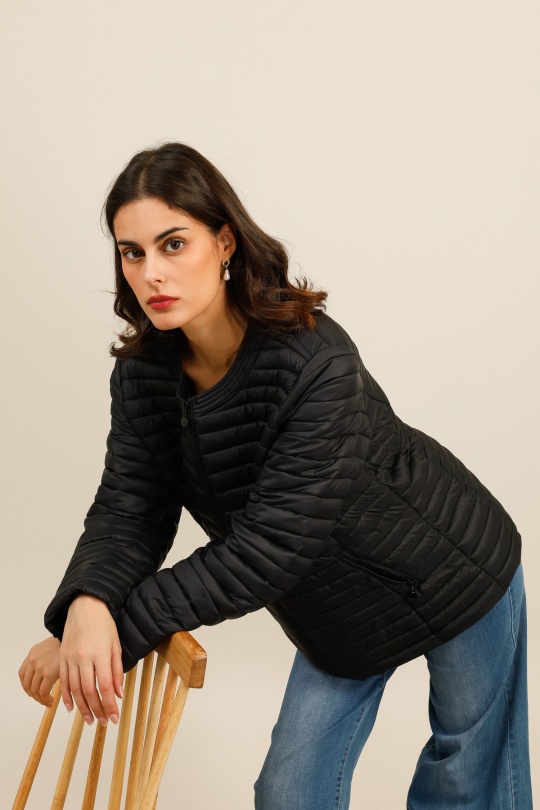 Doudounes Femme Noir CMP55 / DIX-ONZE GS036 Efashion Paris