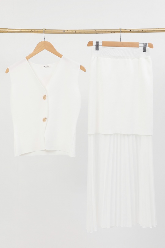 Ensembles Femme Blanc CMP55 / DIX-ONZE YC2256 Efashion Paris