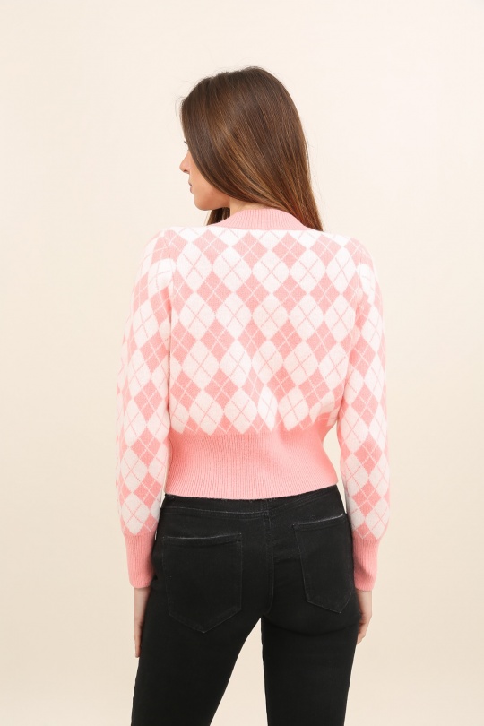 Cardigan Donna Pink CMP55 / DIX-ONZE KL1907 Efashion Paris