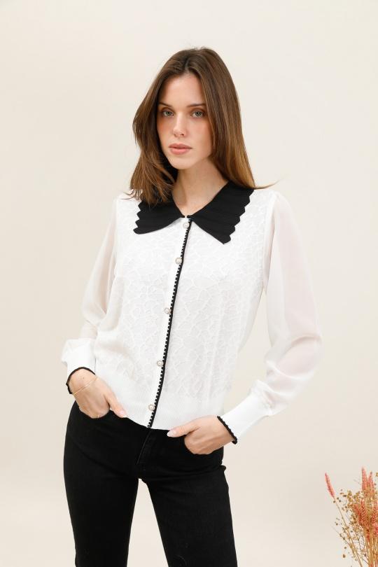 Maglioni Donna Cream CMP55 / DIX-ONZE HH7775 Efashion Paris