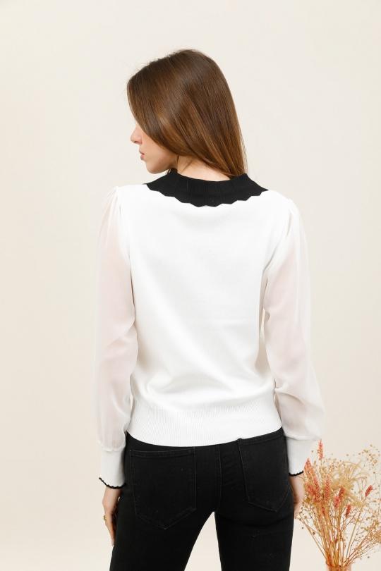 Maglioni Donna Cream CMP55 / DIX-ONZE HH7775 Efashion Paris