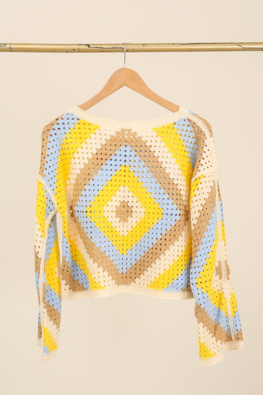 Maglioni Donna Yellow CMP55 / DIX-ONZE MP132 Efashion Paris