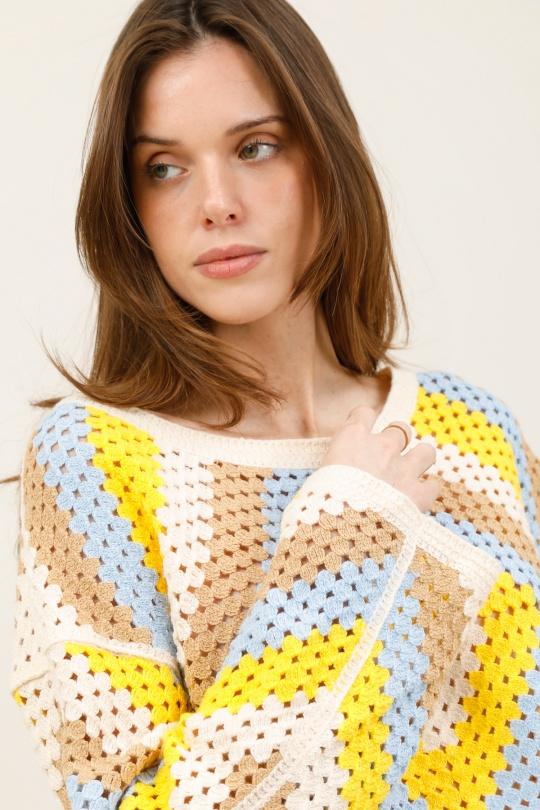 Maglioni Donna Yellow CMP55 / DIX-ONZE MP132 Efashion Paris