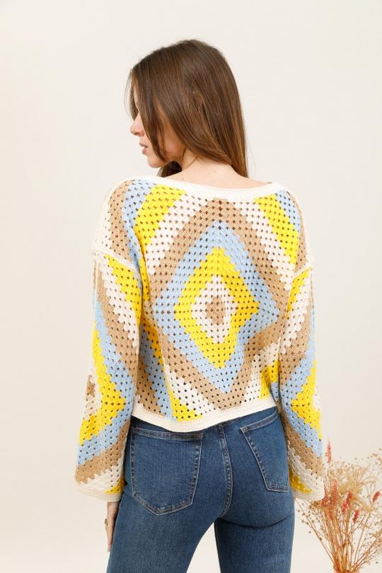 Maglioni Donna Yellow CMP55 / DIX-ONZE MP132 Efashion Paris