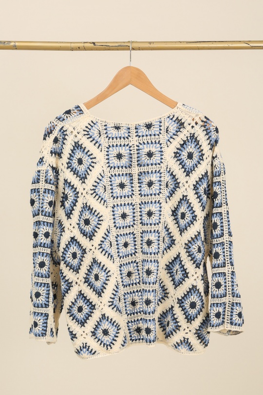 Cardigan Donna Blue CMP55 / DIX-ONZE MP134 Efashion Paris