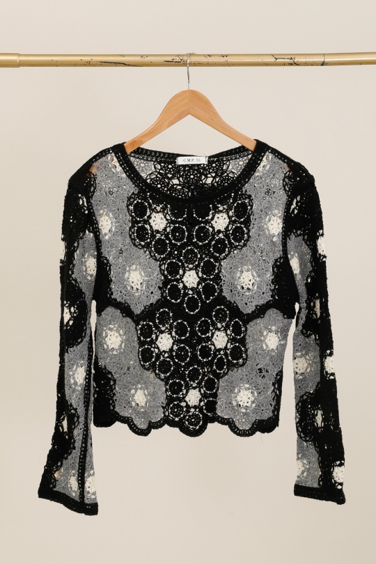 Tops Femme Noir CMP55 / DIX-ONZE SU002 Efashion Paris