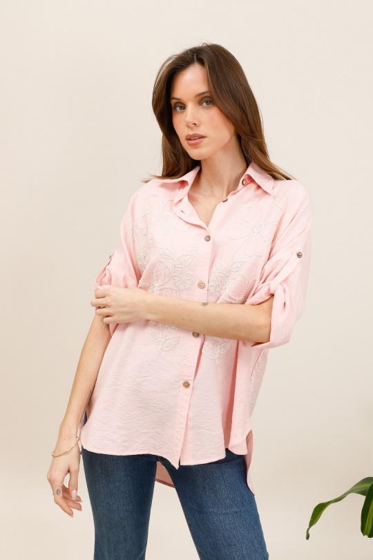 Camicie Donna Pink CMP55 / DIX-ONZE GY3602 Efashion Paris