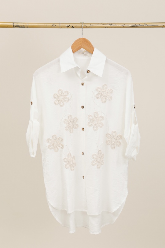 Camicie Donna White CMP55 / DIX-ONZE GY3603 Efashion Paris