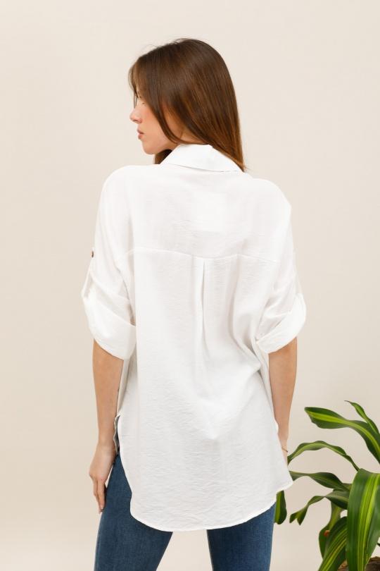 Camicie Donna White CMP55 / DIX-ONZE GY3603 Efashion Paris