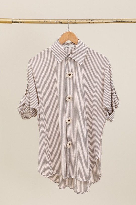 Camicie Donna Taupe CMP55 / DIX-ONZE GY3604 Efashion Paris