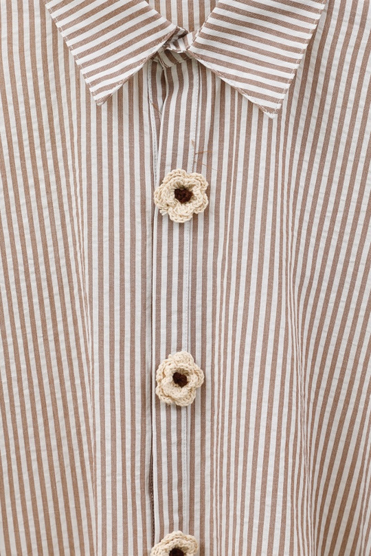 Camicie Donna Taupe CMP55 / DIX-ONZE GY3604 Efashion Paris