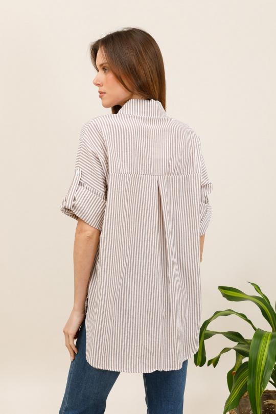 Camicie Donna Taupe CMP55 / DIX-ONZE GY3604 Efashion Paris