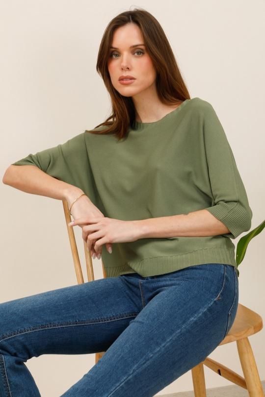 Maglioni Donna Khaki CMP55 / DIX-ONZE 6526 Efashion Paris