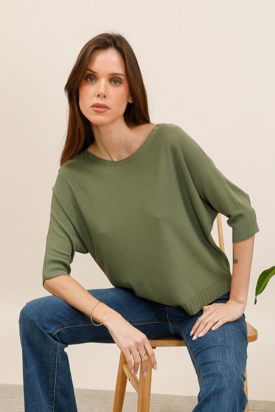 Maglioni Donna Khaki CMP55 / DIX-ONZE 6526 Efashion Paris