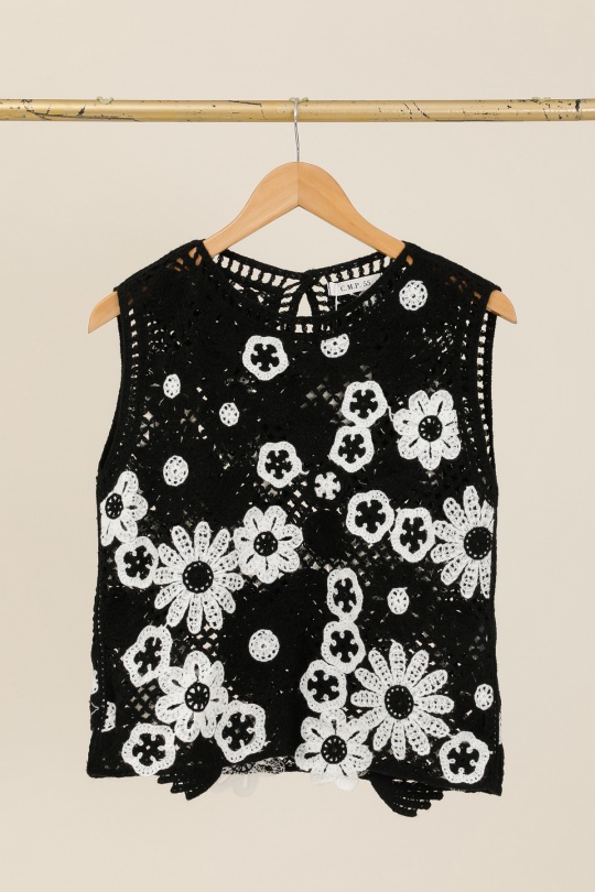 Tops Femme Noir CMP55 / DIX-ONZE SU010 Efashion Paris