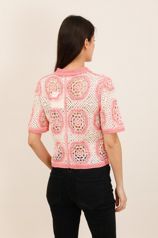 Camicette Donna Pink CMP55 / DIX-ONZE SU012 Efashion Paris