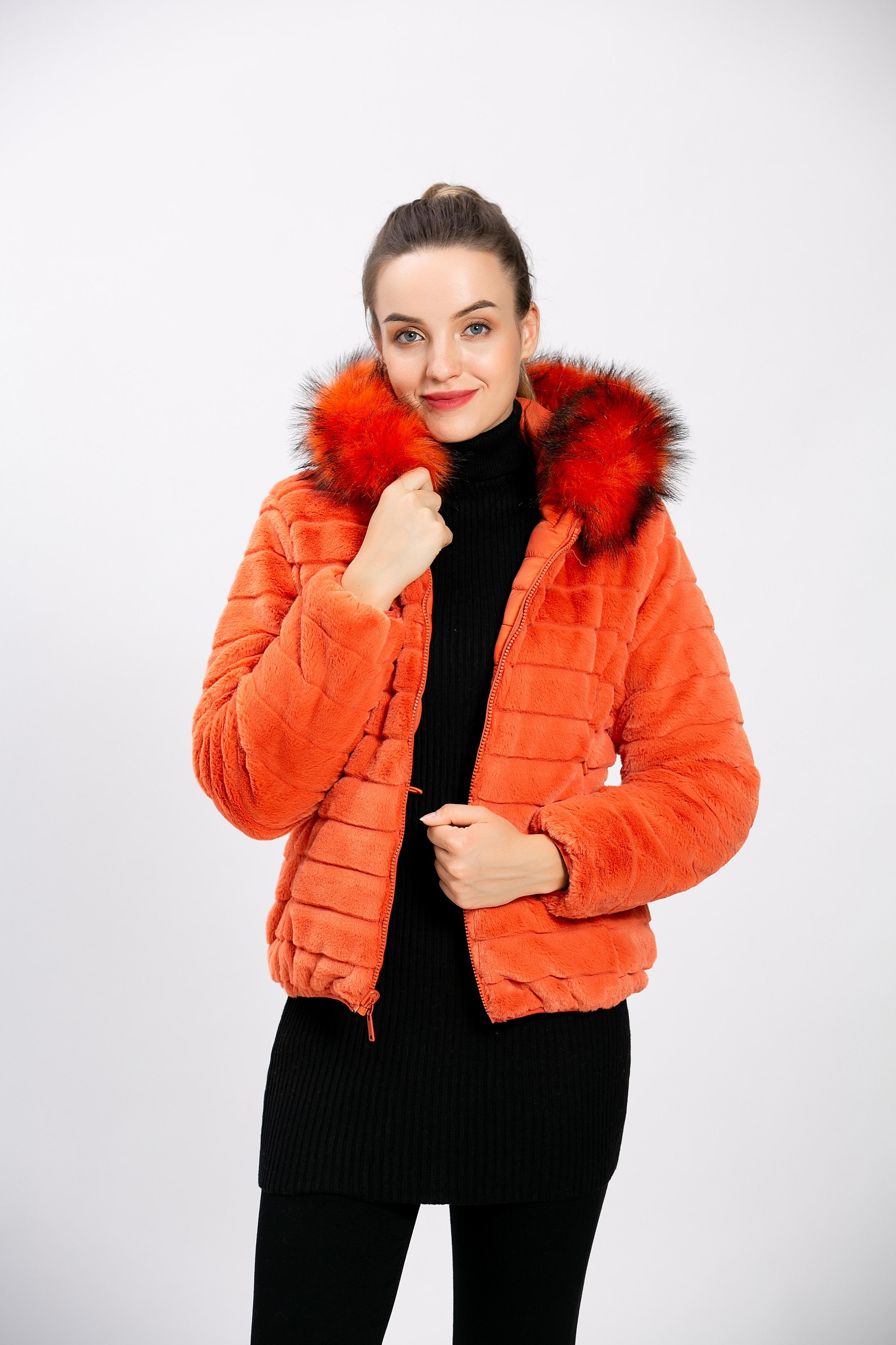 Doudounes Femme Orange CMP55 / DIX-ONZE A085ORANGE #c Efashion Paris