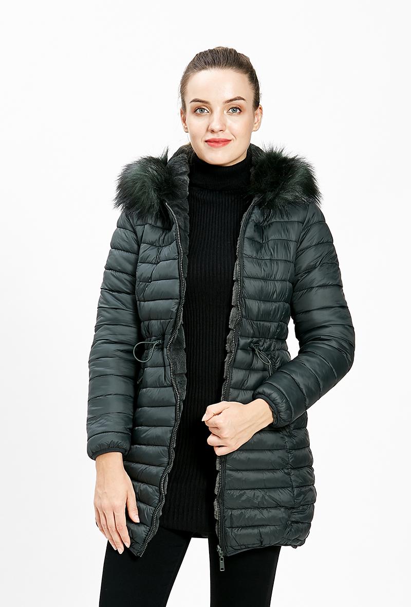 Doudounes Femme Vert sapin CMP55 / DIX-ONZE A086V.SAPIN #c Efashion Paris