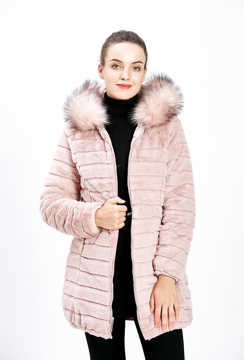 Doudounes Femme Rose CMP55 / DIX-ONZE A086ROSE #c Efashion Paris