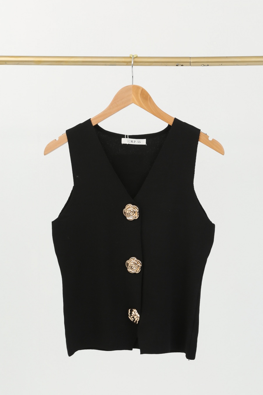 Cardigan Donna Brown CMP55 / DIX-ONZE YC2239 #c Efashion Paris