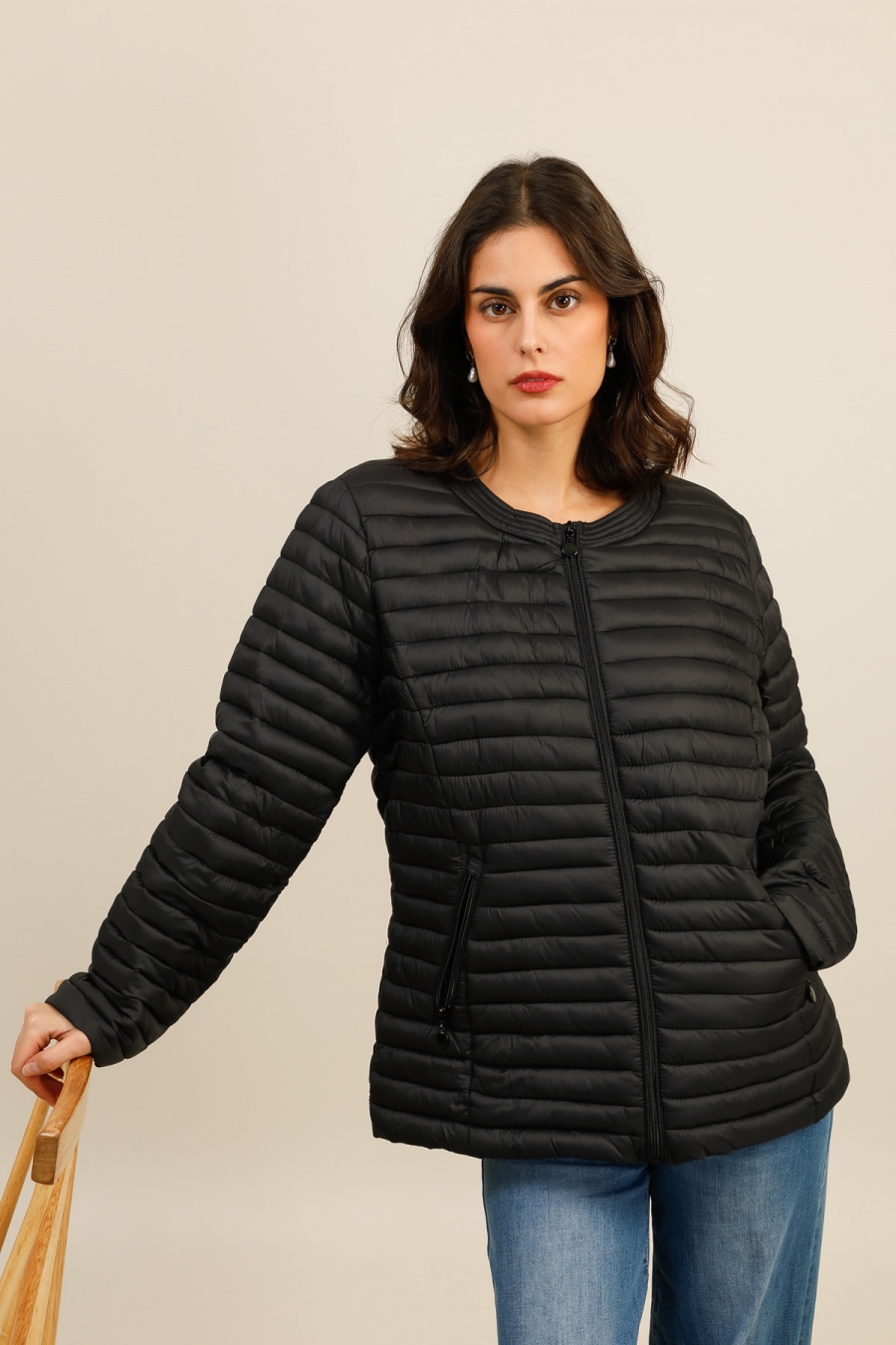 Doudounes Femme Noir CMP55 / DIX-ONZE GS036 #c Efashion Paris