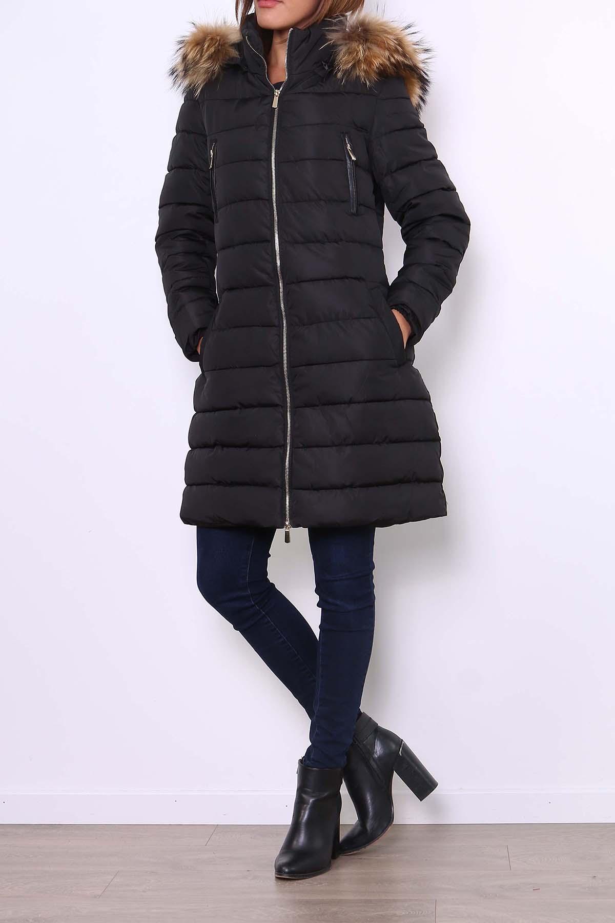 Doudounes Femme Noir CMP55 / DIX-ONZE A027 #c Efashion Paris