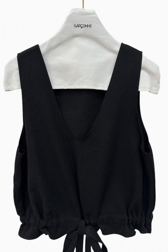 Débardeurs Femme Noir GARÇONNE HALD240485 Efashion Paris