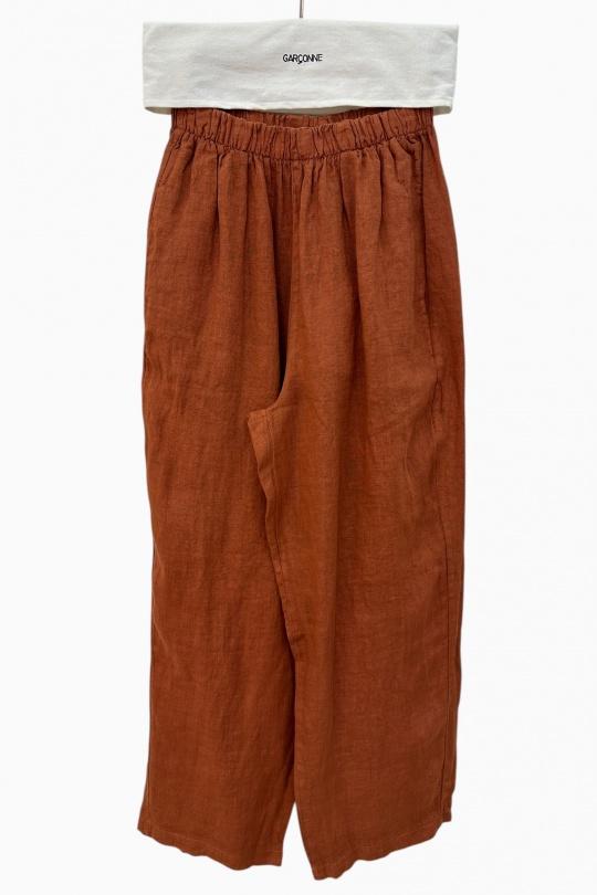 Trousers Women Terra-cota GARÇONNE C8010L Efashion Paris
