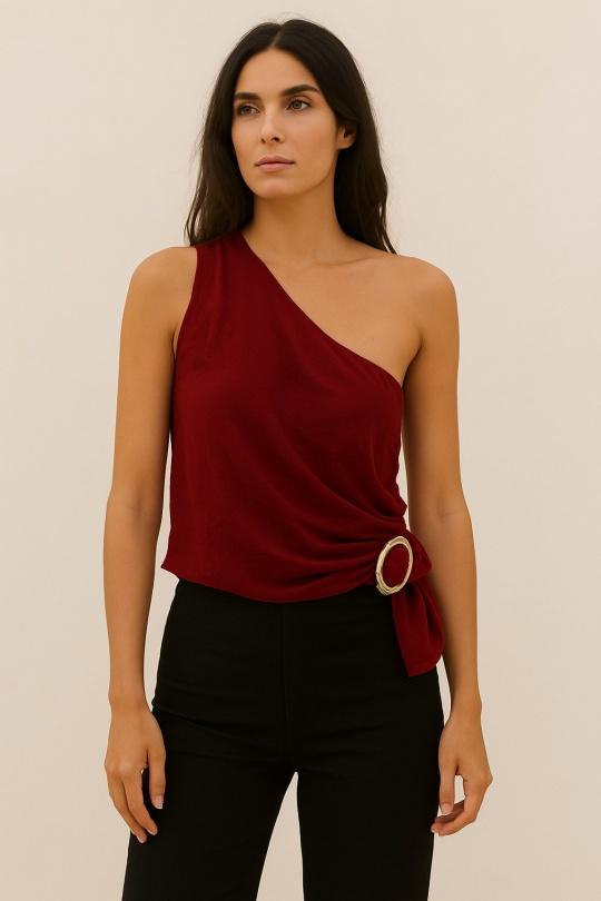 Tops Femme Carmin GARÇONNE C19033-U Efashion Paris
