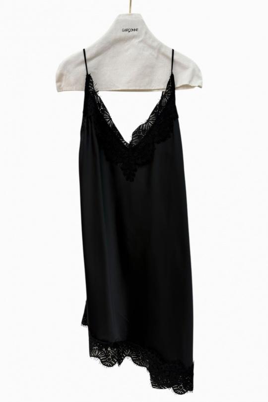 Vestidos a media pierna Mujer Black GARÇONNE C5531-U Efashion Paris