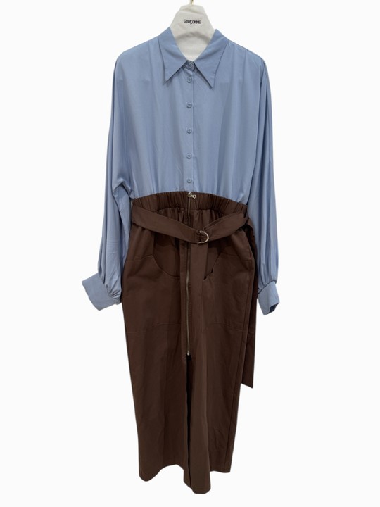 Vestidos largos Mujer Sky blue GARÇONNE CSD697 Efashion Paris