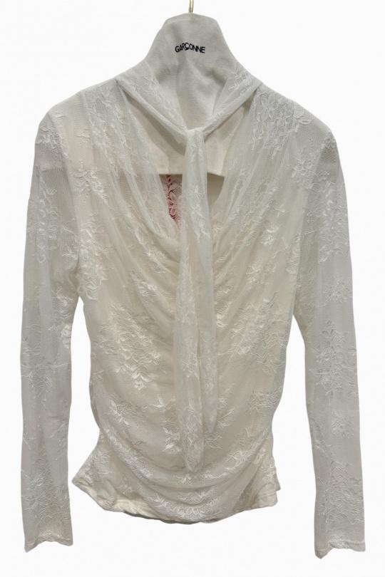 Tops Femme Blanc GARÇONNE C20153 Efashion Paris