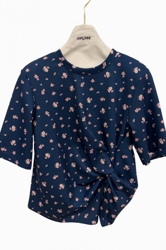 Tops Femme Marine GARÇONNE C20191 Efashion Paris