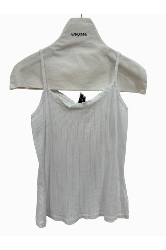 Canotte Donna Cream GARÇONNE EL85641 Efashion Paris