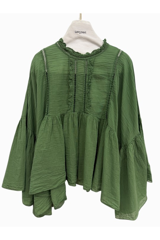 Blouses Femme Rouge GARÇONNE EL85749 Efashion Paris