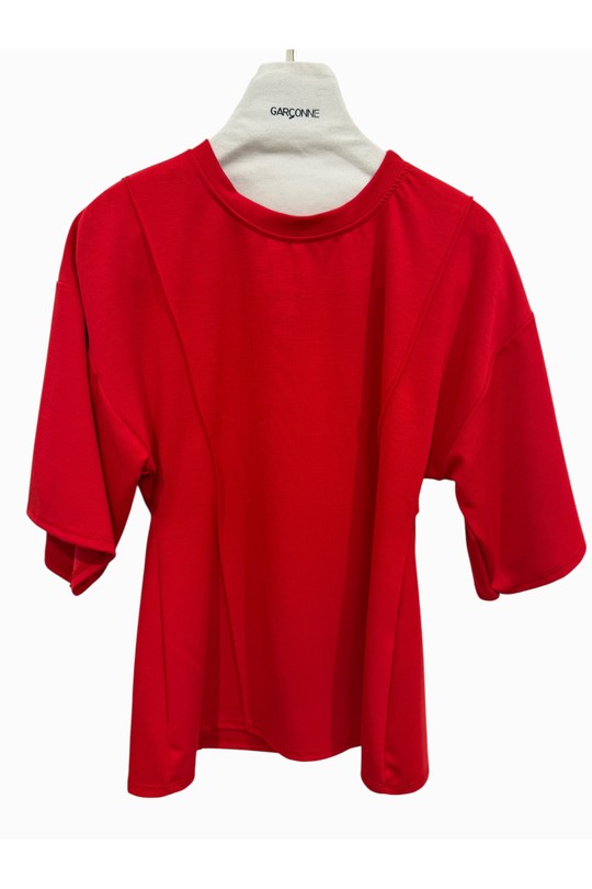 Tops Femme Rouge GARÇONNE C20557-U Efashion Paris