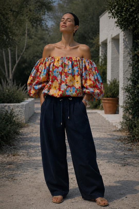 Tops Femme Rouge GARÇONNE C17823-17 Efashion Paris