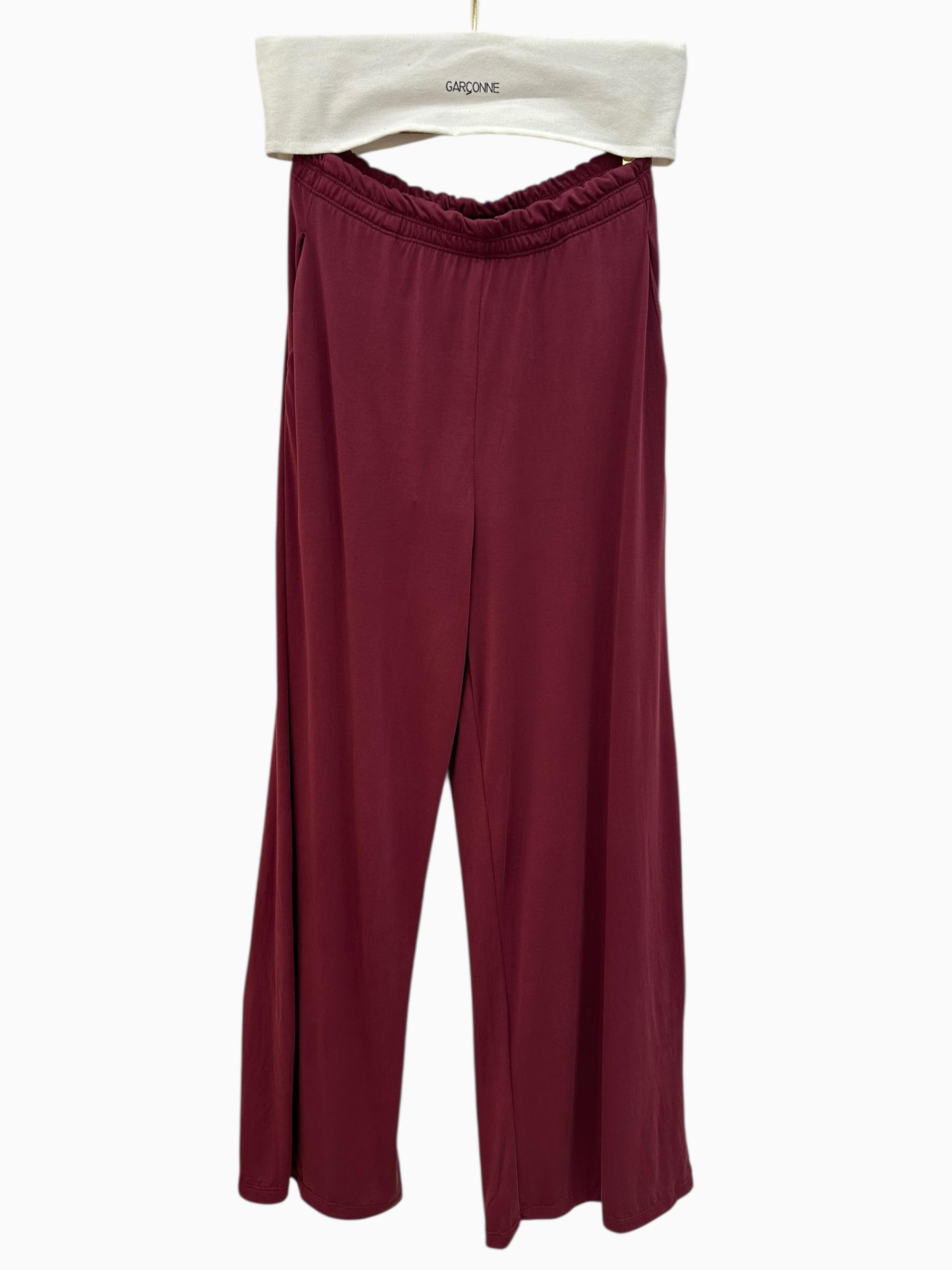 Pantalones Mujer Burgundy GARÇONNE C3623-U #c Efashion Paris
