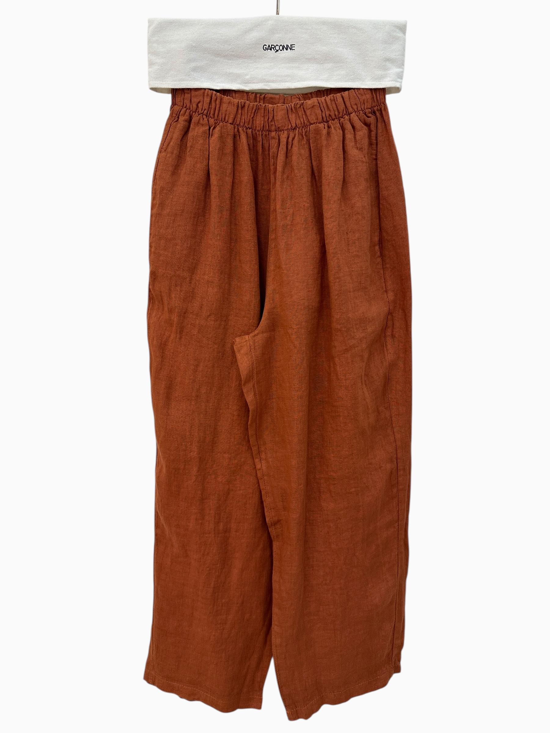 Trousers Women Terra-cota GARÇONNE C8010L #c Efashion Paris