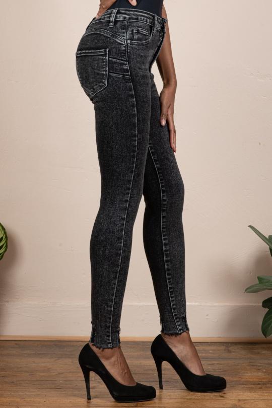 Jeans Women Black Laulia AP333-10 Efashion Paris