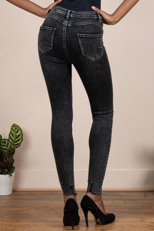 Jeans Women Black Laulia AP333-10 Efashion Paris