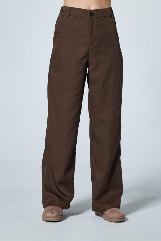 Pantaloni Donna Taupe Elenza By L& L 5985 Efashion Paris