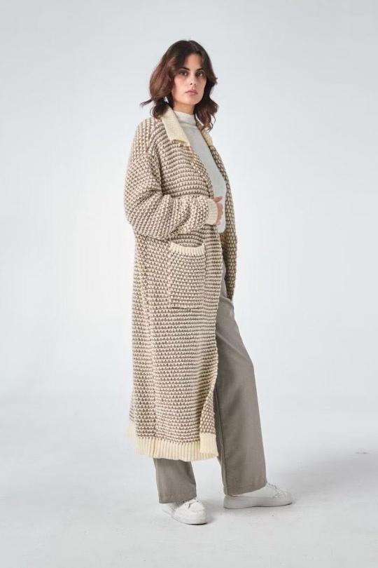 Gilets Femme Taupe Elenza By L& L 5009 Efashion Paris