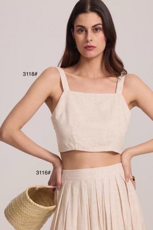 Tops Femme Beige Elenza By L& L 3118 Efashion Paris