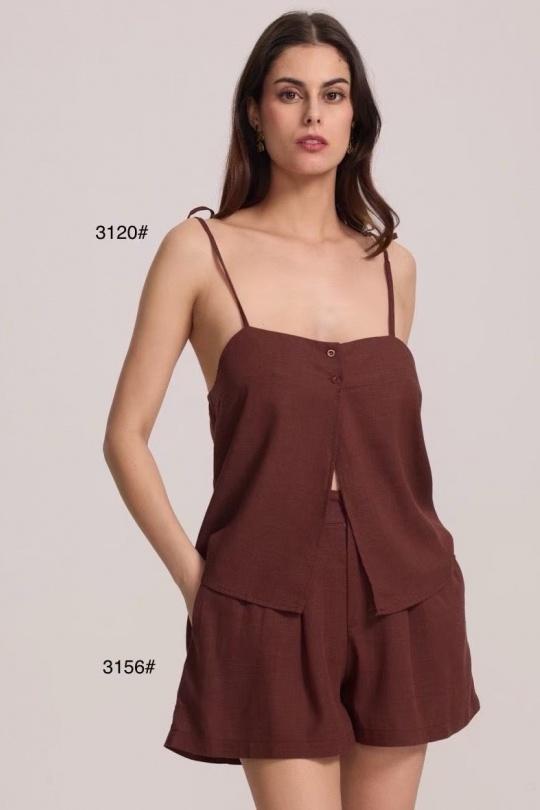 Canotte Donna Brown Elenza By L& L 3120 Efashion Paris